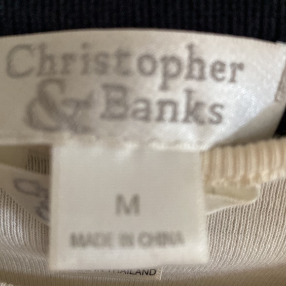 Christopher & Banks Navy Pumpkin Patch Cats Fall Leaves Sweater Set - Picture 6 of 8